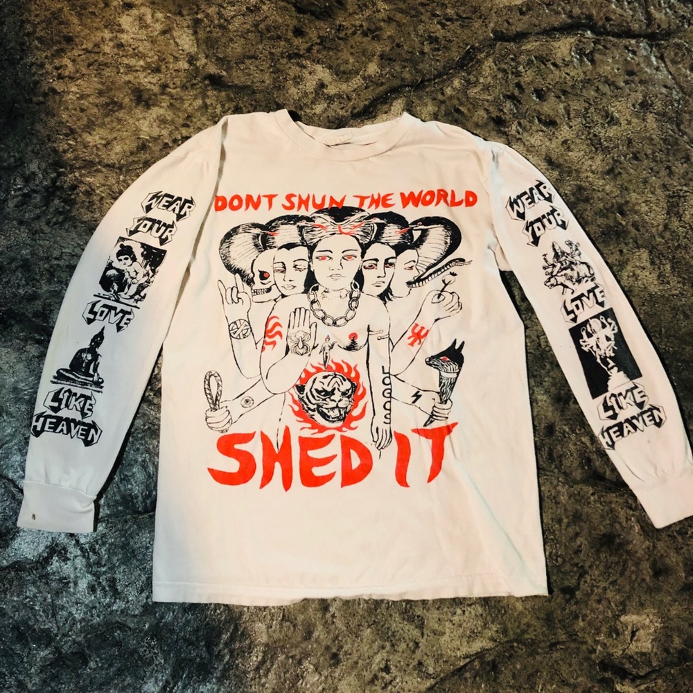 Come Tees women’s long sleeve rare screenprint